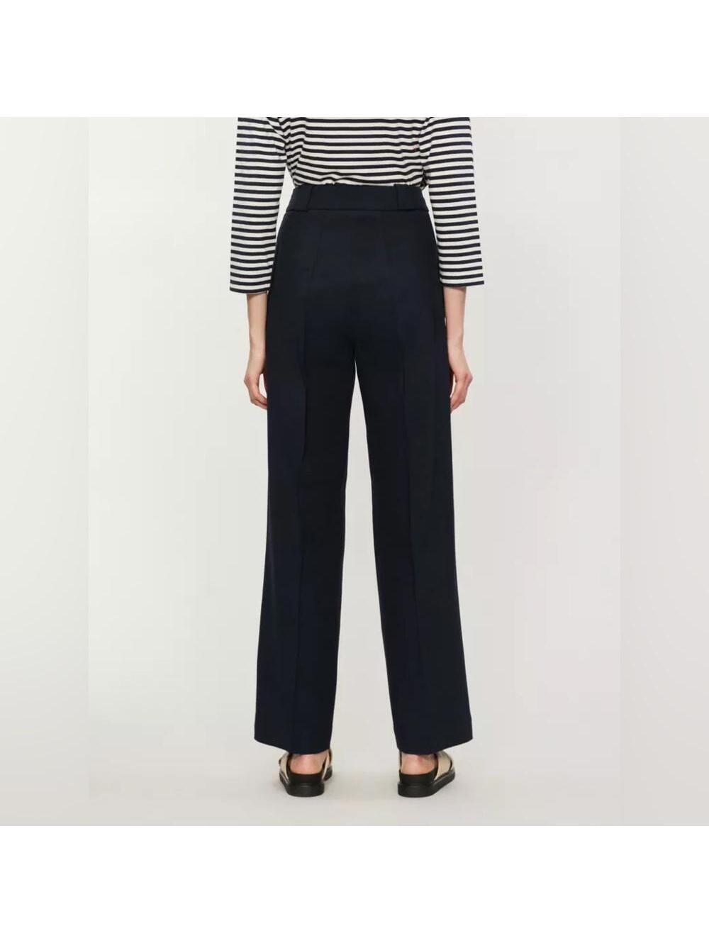 NEW The Kooples Zip Detail Blue Wide-Leg Trousers Pants, Size EU 32 US 0 - Picture 4 of 9